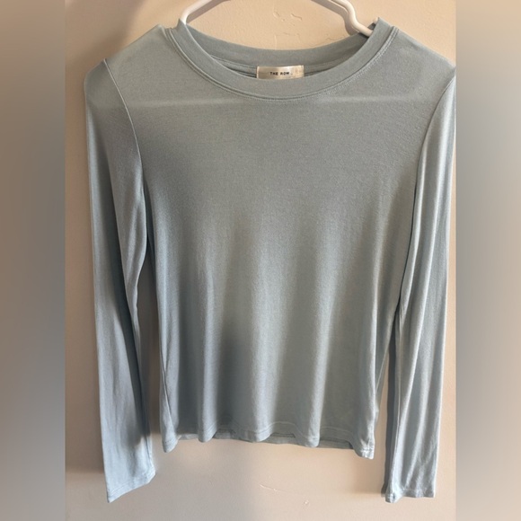 Like new THE ROW Tencel & Wool Soft Blue Long Sleeve Shirt Size Small - Picture 5 of 5